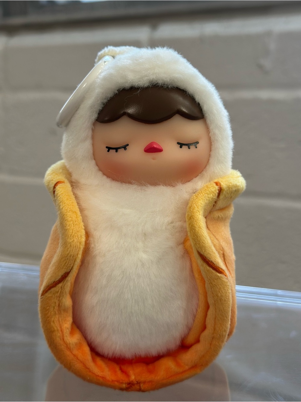 POPMART Pucky Vinyl Plush Keychain — LEAF BABY
